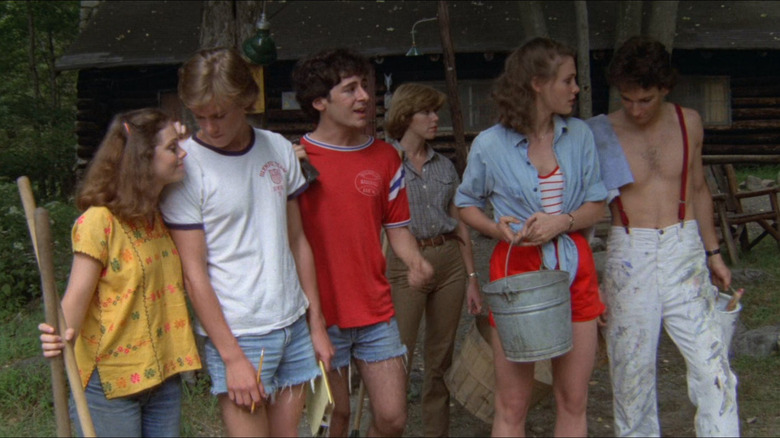 counselors standing at Camp Crystal Lake