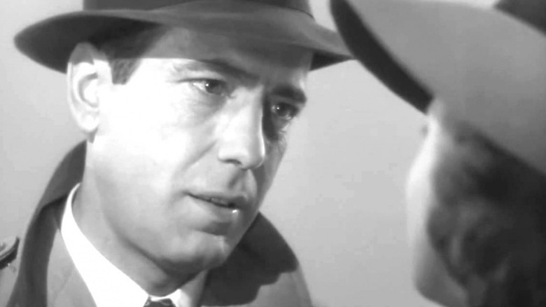 Bogart looks at Bergman