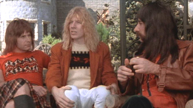 Spinal Tap being interviewed