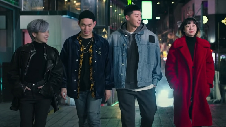 Itaewon Class gang walking through street