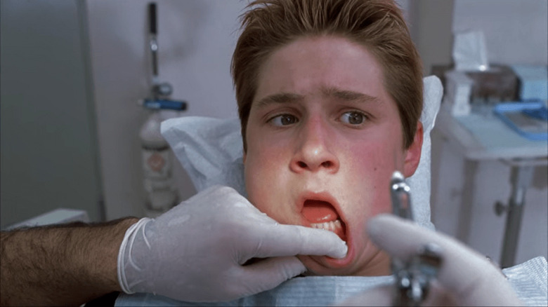 James Kirk as Tim gets teeth cleaned in Final Destination 2