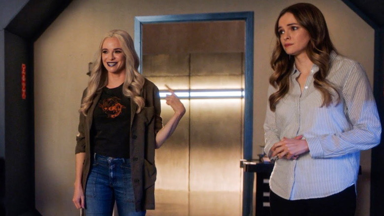 Killer Frost and Caitlin Snow