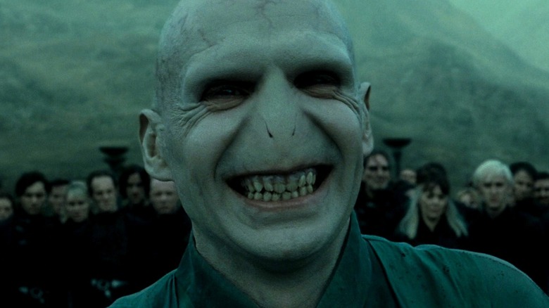 Voldemort smiles