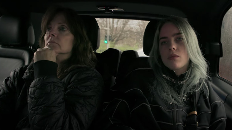 Billie Eilish and her mother.