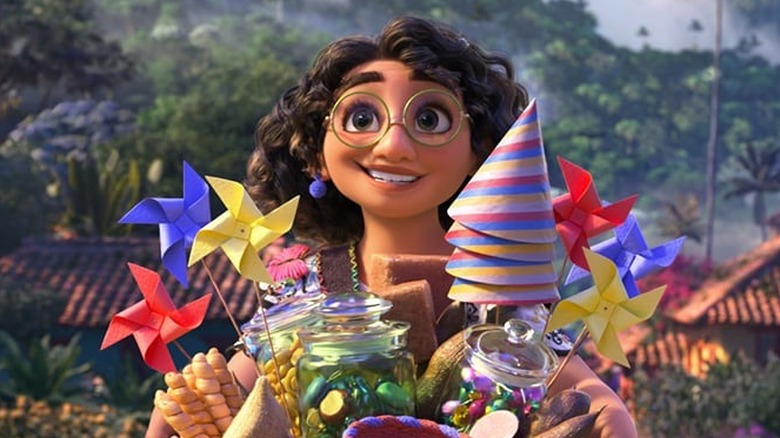 Mirabel Madrigal with party supplies