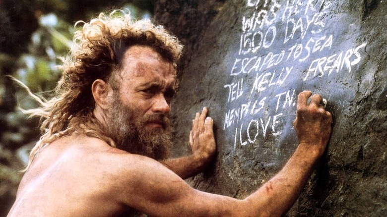 Tom Hanks etches in Cast Away