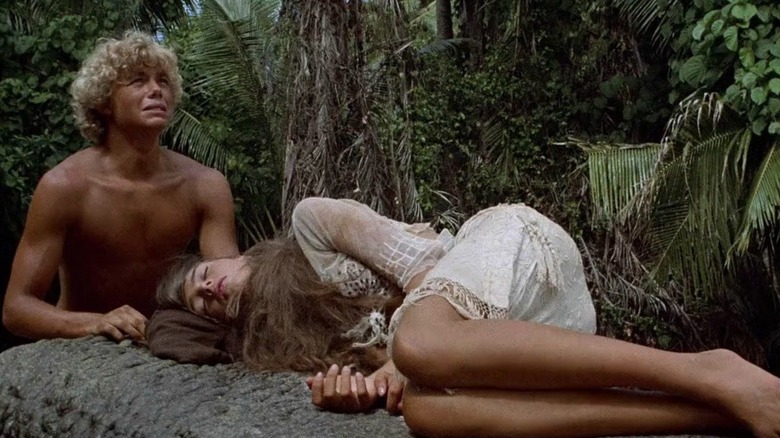 Chris Atkins and Brooke Shields in The Blue Lagoon