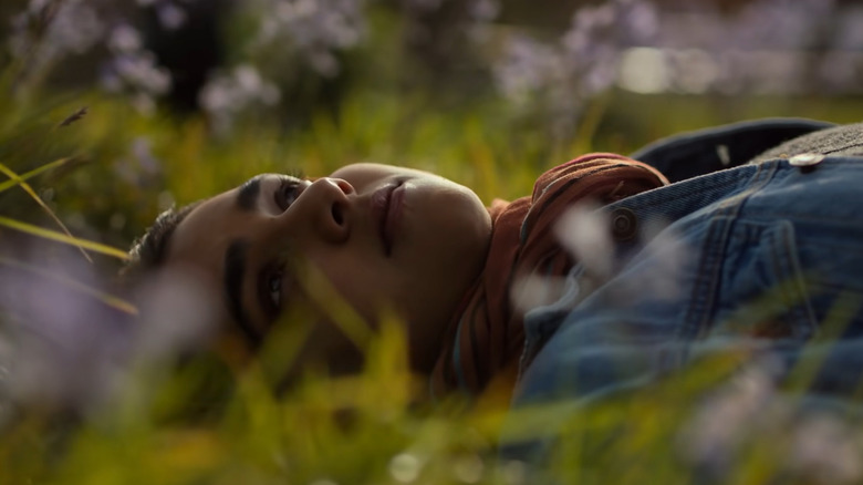 Geraldine Viswanathan lying down