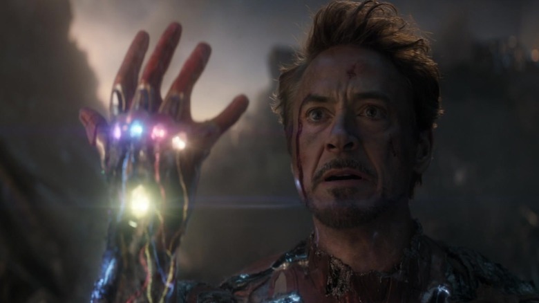 Tony Stark with Infinity Stones