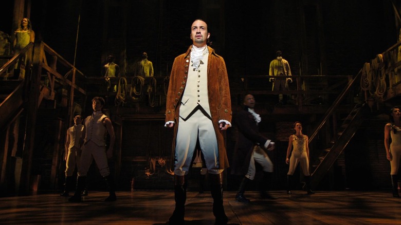 Alexander Hamilton on Broadway stage