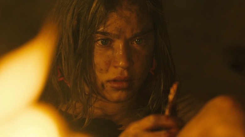 Revenge Matilda Lutz near fire