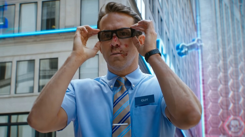 Ryan Reynolds wearing glasses