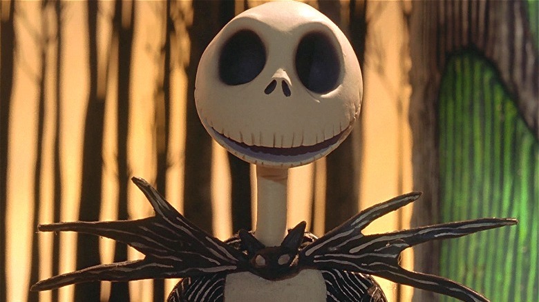 Jack Skellington smiling