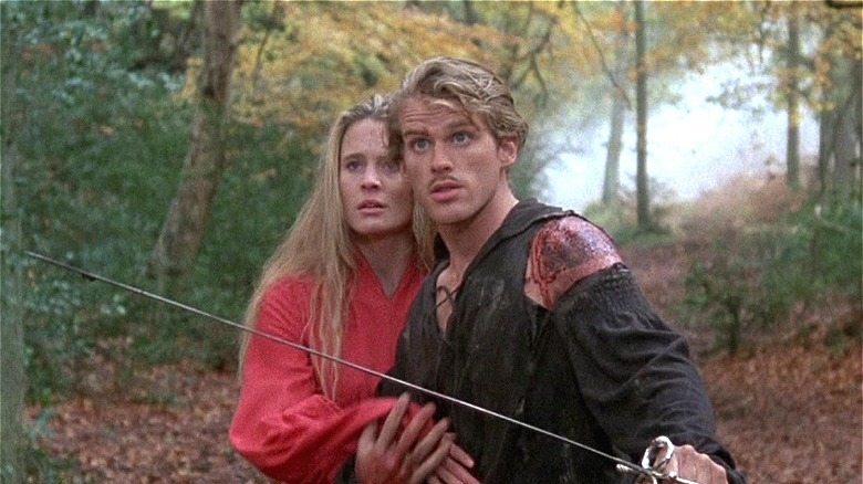 Cary Elwes holding a sword