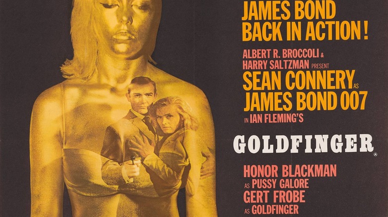 poster for film goldfinger