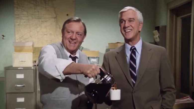 Police Squad have coffee