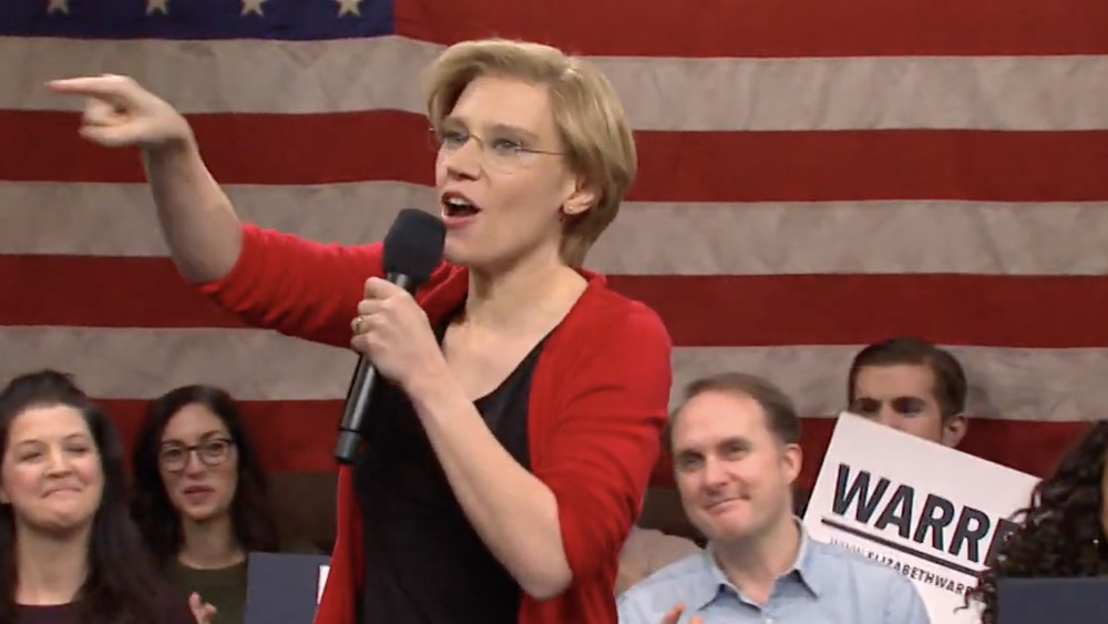 Kate McKinnon as Elizabeth Warren