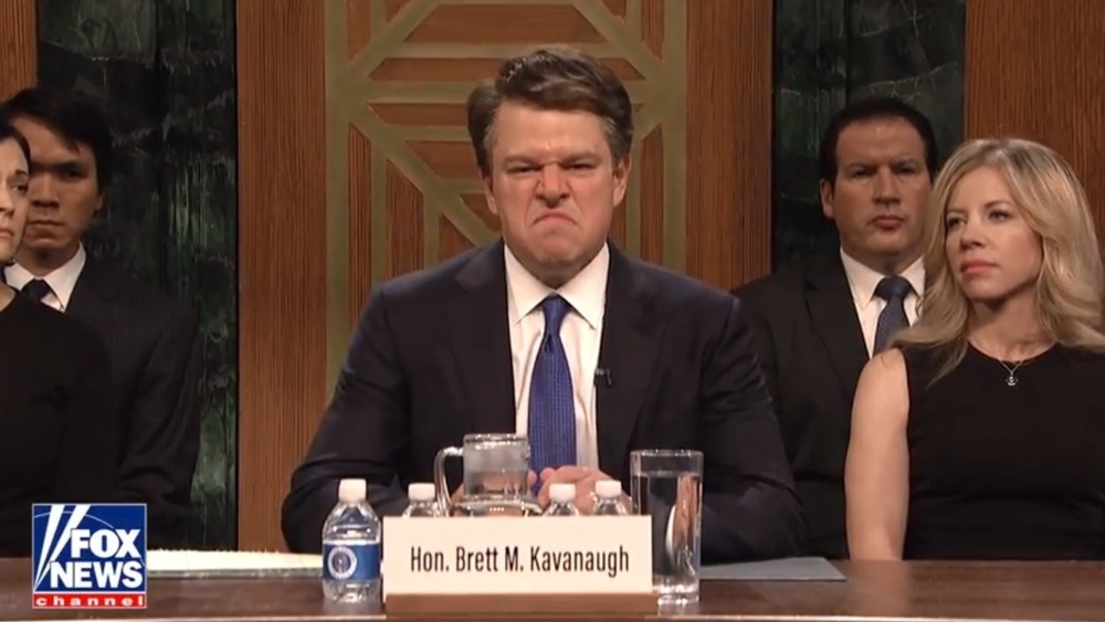 Matt Damon as Brett Kavanaugh