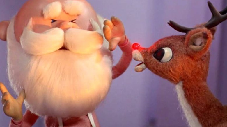 Rudolph and Santa Claus