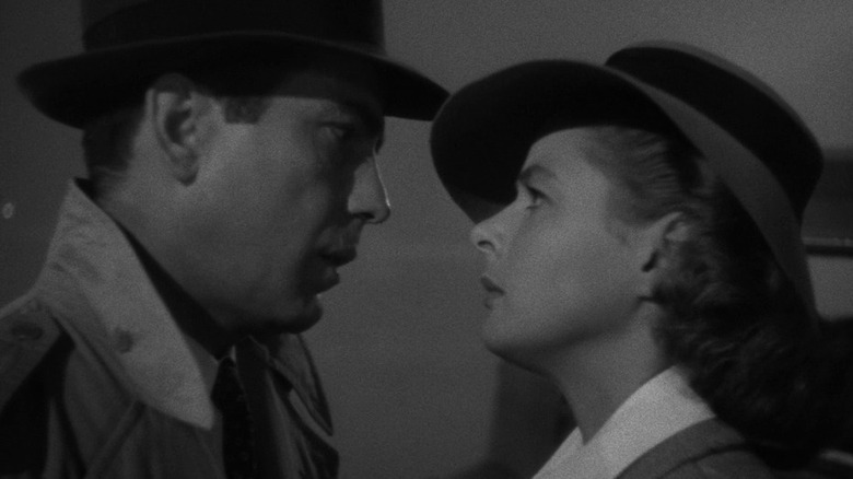 Rick and Ilsa staring into each other's eyes