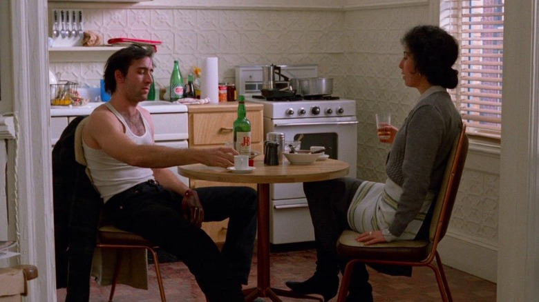 Ronny and Loretta sitting at kitchen table