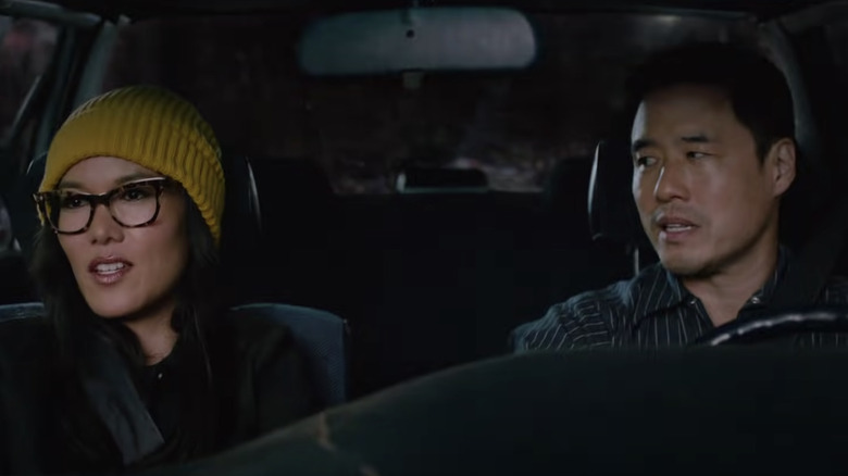 Sasha Tran and Marcus Kim in car