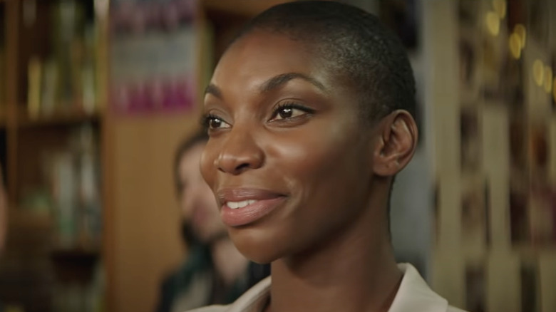 Michaela Coel smiling