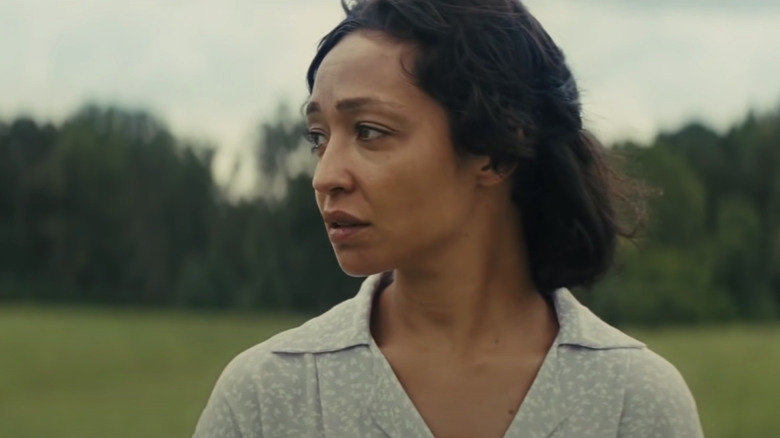 Mildred Loving staring off