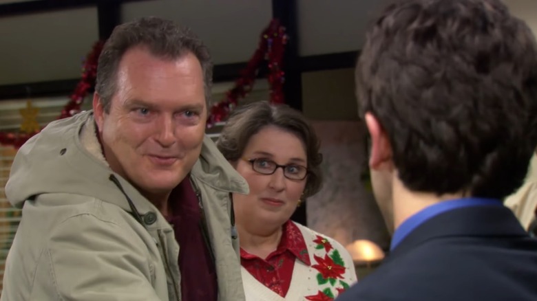 Bob Vance shaking hands