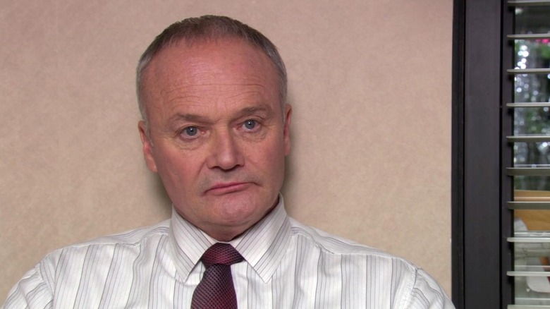 Creed Bratton frowning