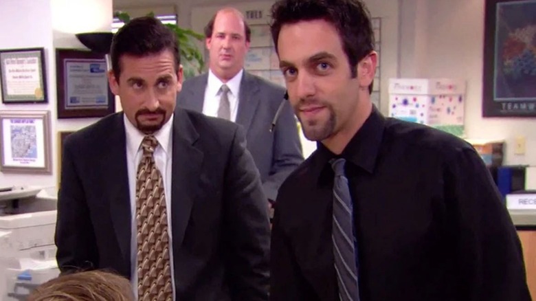 Michael stares at Ryan