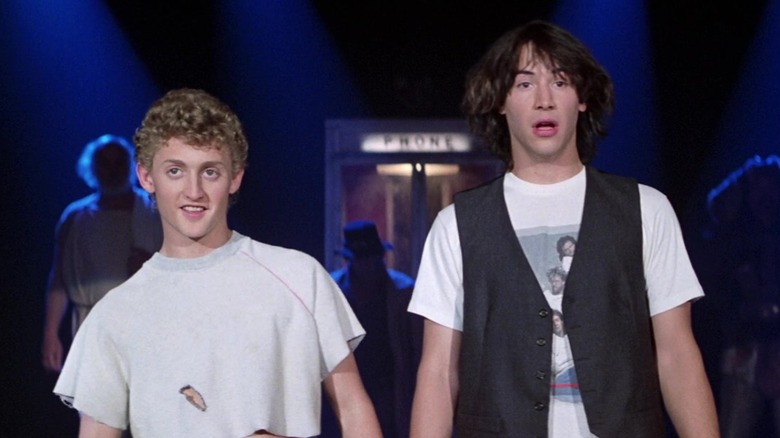 Bill and Ted on stage