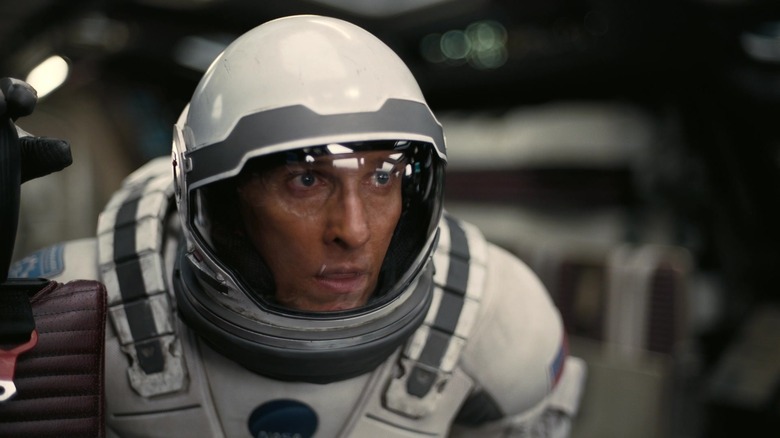 Matthew McConaughey wearing space suit