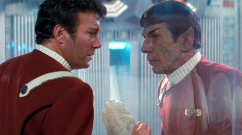 Kirk and Spock in Wrath Of Khan