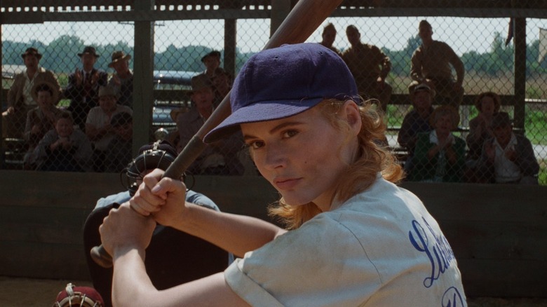 Dottie Hinson at bat