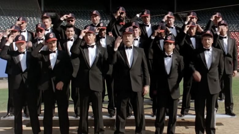 Cleveland Indians pose in tuxedos