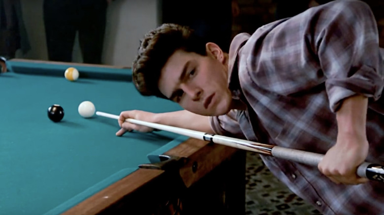 Vincent Lauria shooting pool