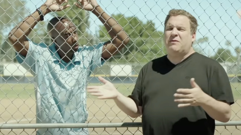 Jeff Garlin and J.B. Smoove talking