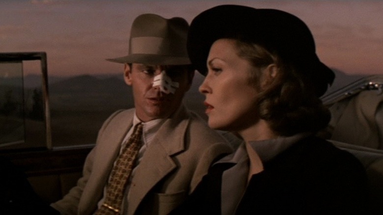 Jack Nicholson and Faye Dunaway in Chinatown