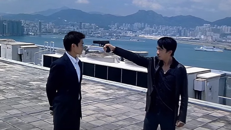 Infernal Affairs rooftop scene