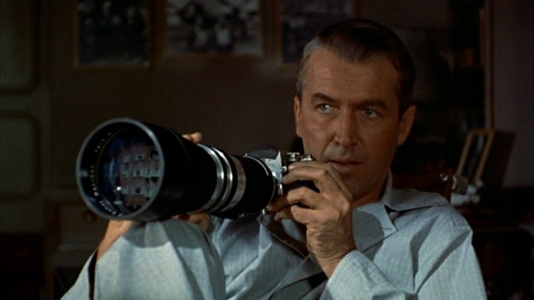 James Stewart with camera 