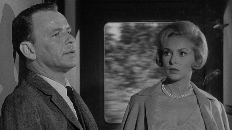 On train in The Manchurian Candidate