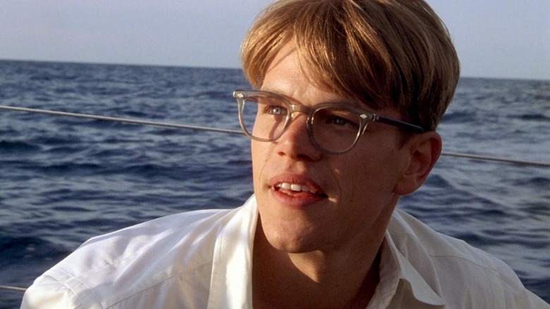 Matt Damon on boat