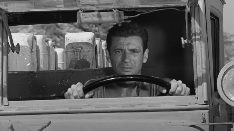 Mario driving truck in The Wages Of Fear