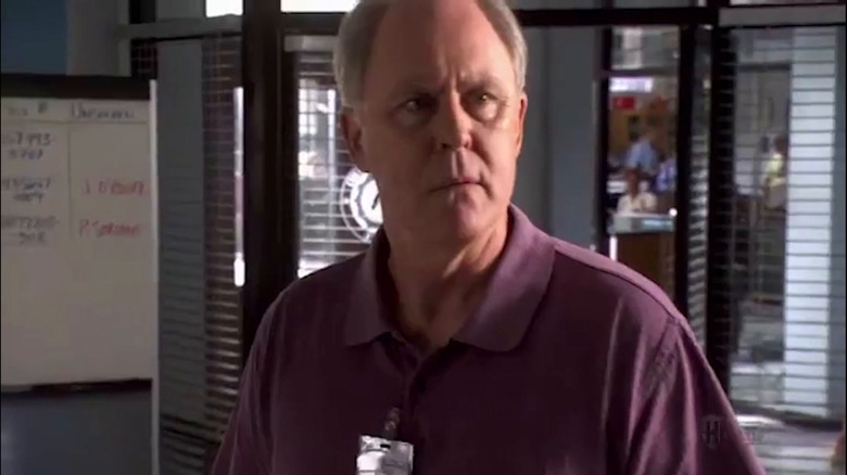 Arthur Mitchell in the office