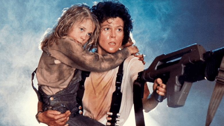 Ellen Ripley and Newt