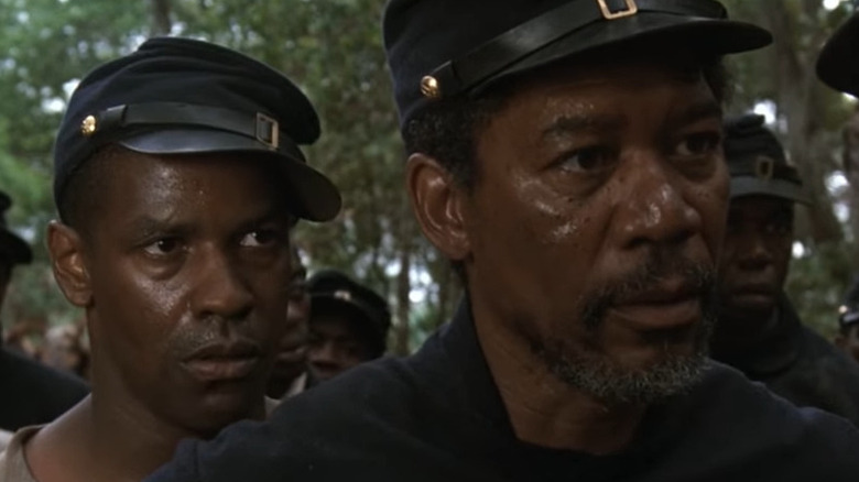 Denzel Washington with Morgan Freeman