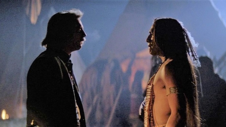 Kevin Costner learns from the Lakota Sioux in Dances with Wolves