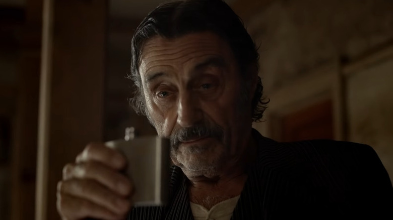 Al Swearengen drinks