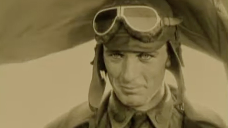 Jack Powell in aviator cap